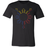 Sun and Stars Outline Unisex Jersey T-Shirt